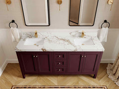 Nashville 72 in. W x 22 in. D Double Sink Bathroom Vanity - photo 44
