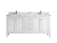 Nashville 72 in. W x 22 in. D Double Sink Bathroom Vanity - photo 45