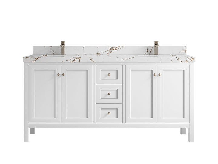 Nashville 72 in. W x 22 in. D Double Sink Bathroom Vanity - photo 45