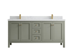 Nashville 72 in. W x 22 in. D Double Sink Bathroom Vanity - photo 39