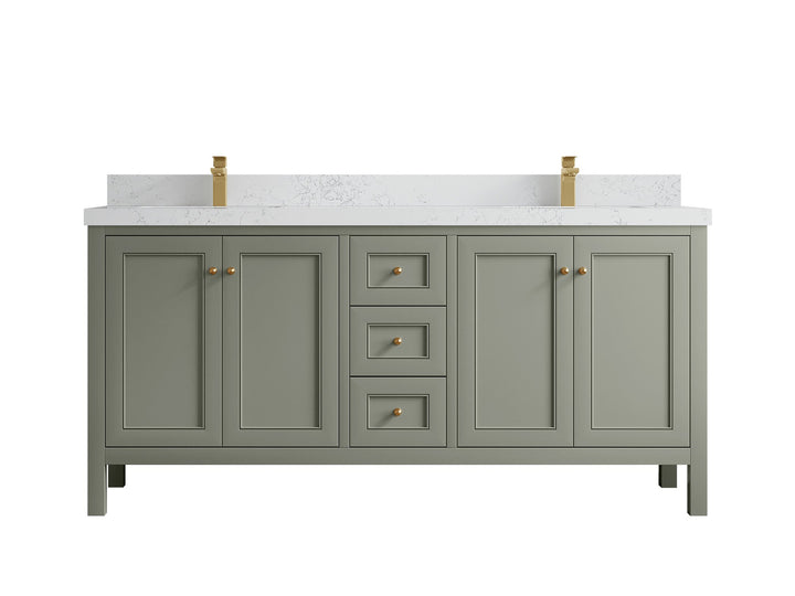 Nashville 72 in. W x 22 in. D Double Sink Bathroom Vanity - photo 39