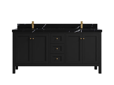 Nashville 72 in. W x 22 in. D Double Sink Bathroom Vanity - Willow Bath and Vanity