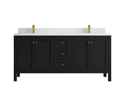 Nashville 72 in. W x 22 in. D Double Sink Bathroom Vanity - Willow Bath and Vanity