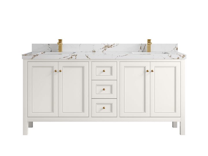 Nashville 72 in. W x 22 in. D Double Sink Bathroom Vanity - photo 19