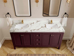 Nashville 72 in. W x 22 in. D Double Sink Bathroom Vanity - photo 38