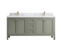 Nashville 72 in. W x 22 in. D Double Sink Bathroom Vanity - photo 25