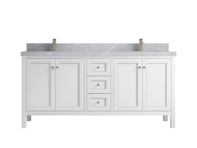 Nashville 72 in. W x 22 in. D Double Sink Bathroom Vanity - Willow Bath and Vanity