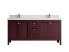 Nashville 72 in. W x 22 in. D Double Sink Bathroom Vanity - photo 17
