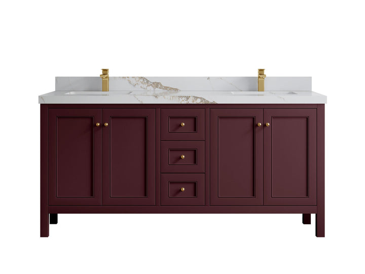 Nashville 72 in. W x 22 in. D Double Sink Bathroom Vanity - photo 27