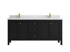 Nashville 72 in. W x 22 in. D Double Sink Bathroom Vanity - photo 27