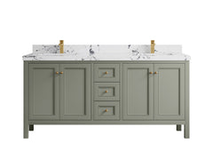 Nashville 72 in. W x 22 in. D Double Sink Bathroom Vanity - photo 49