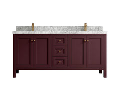 Nashville 72 in. W x 22 in. D Double Sink Bathroom Vanity - photo 21