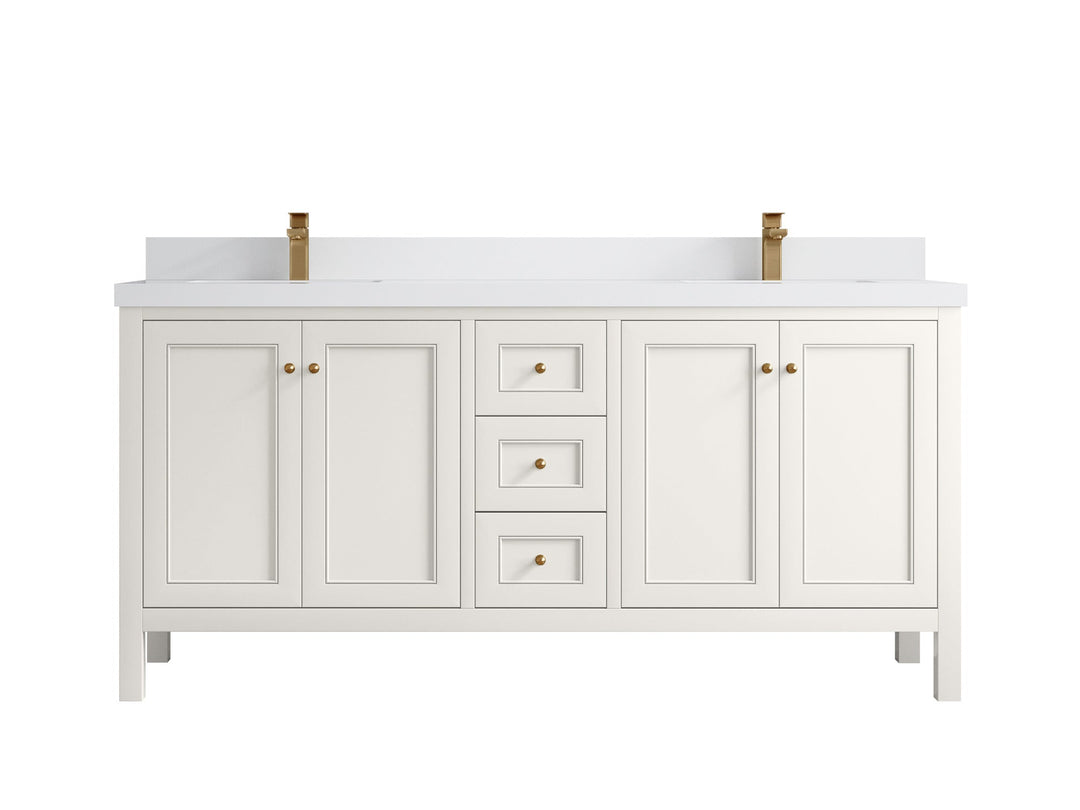 Nashville 72 in. W x 22 in. D Double Sink Bathroom Vanity - Willow Bath and Vanity