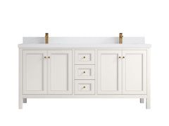 Nashville 72 in. W x 22 in. D Double Sink Bathroom Vanity - photo 27