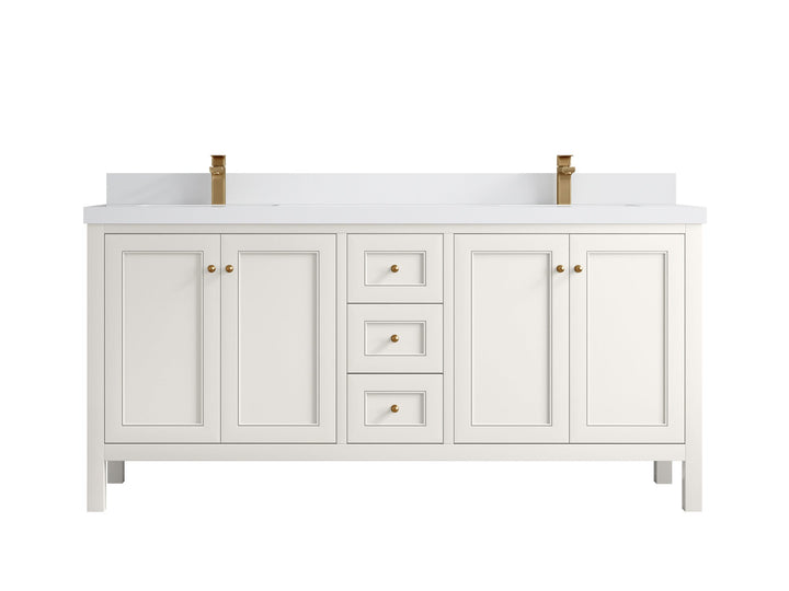 Nashville 72 in. W x 22 in. D Double Sink Bathroom Vanity - photo 27