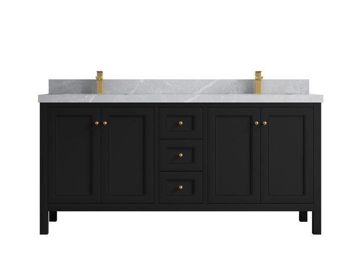 Nashville 72 in. W x 22 in. D Double Sink Bathroom Vanity - photo 29
