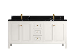 Nashville 72 in. W x 22 in. D Double Sink Bathroom Vanity - photo 29