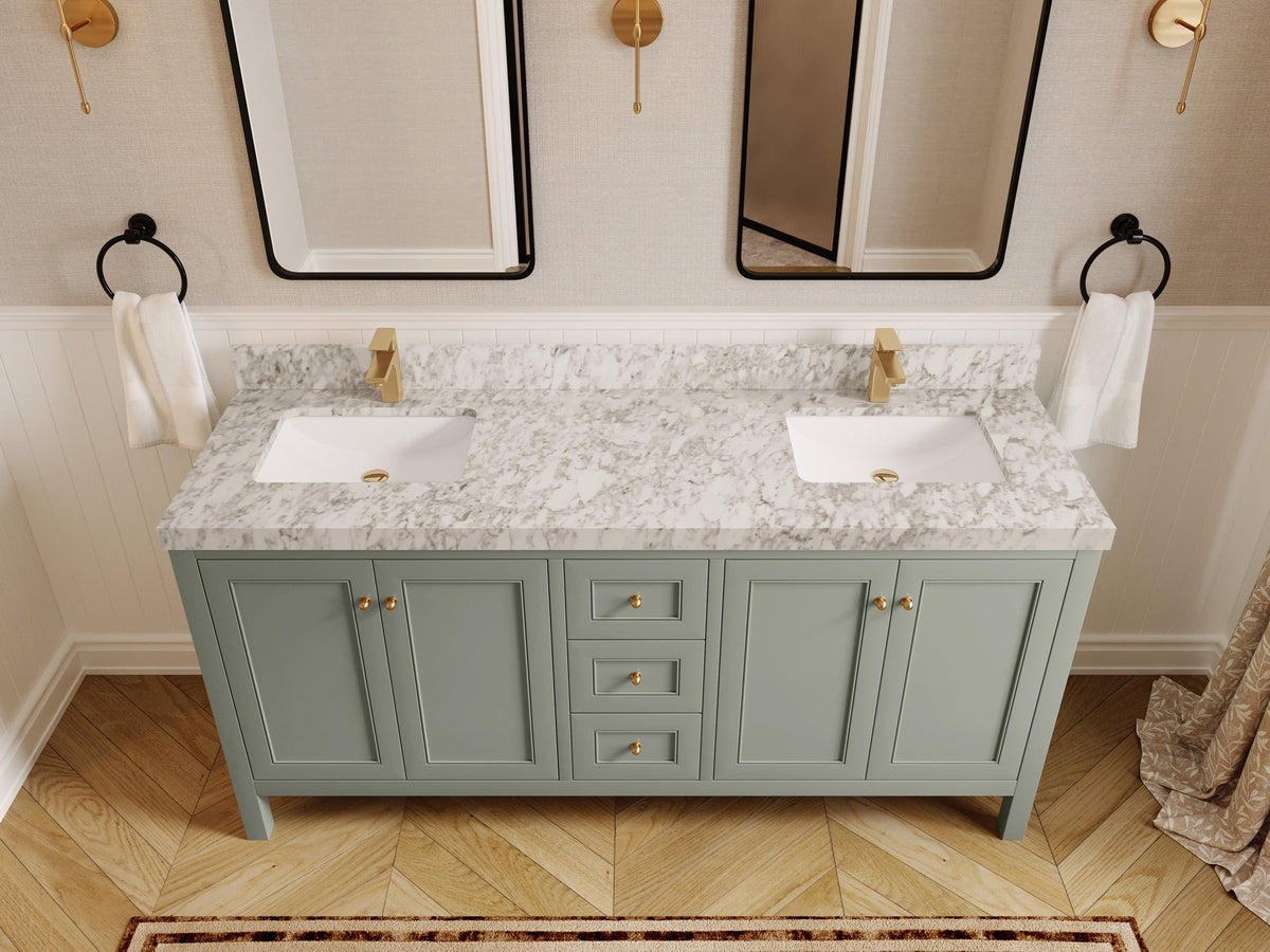 Nashville 72 in. W x 22 in. D Double Sink Bathroom Vanity - Willow Bath and Vanity