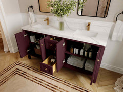 Nashville 72 in. W x 22 in. D Double Sink Bathroom Vanity - photo 3