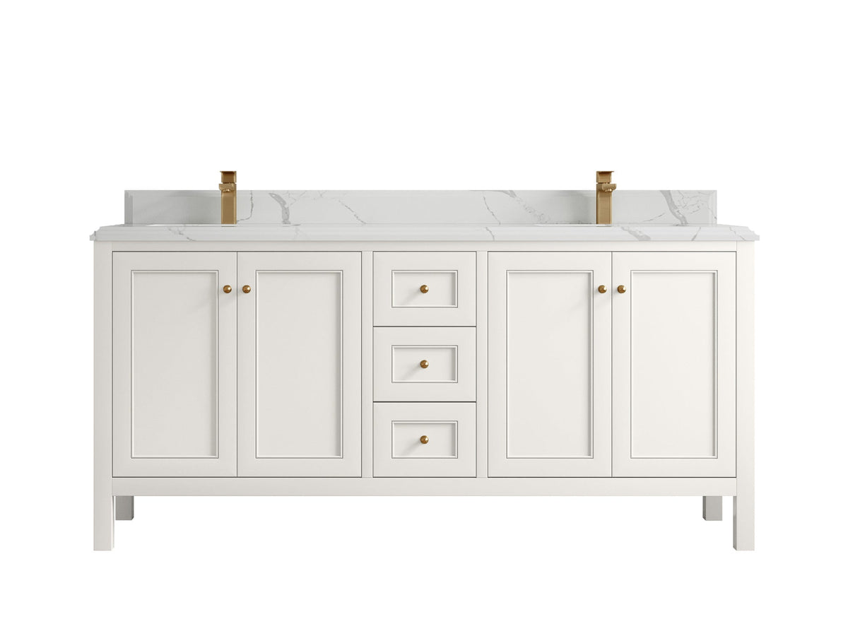 Nashville 72 in. W x 22 in. D Double Sink Bathroom Vanity - Willow Bath and Vanity