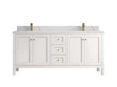 Nashville 72 in. W x 22 in. D Double Sink Bathroom Vanity - photo 45