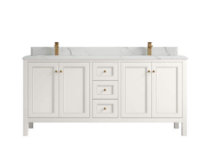 Nashville 72 in. W x 22 in. D Double Sink Bathroom Vanity - photo 45