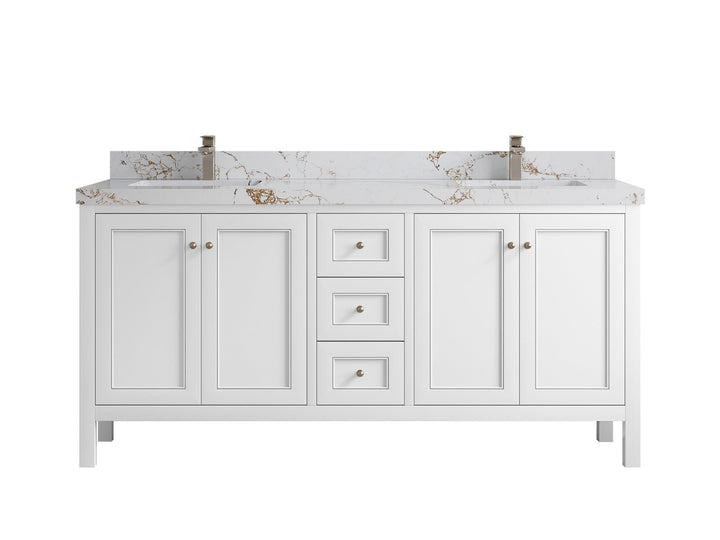 Nashville 72 in. W x 22 in. D Double Sink Bathroom Vanity - photo 47