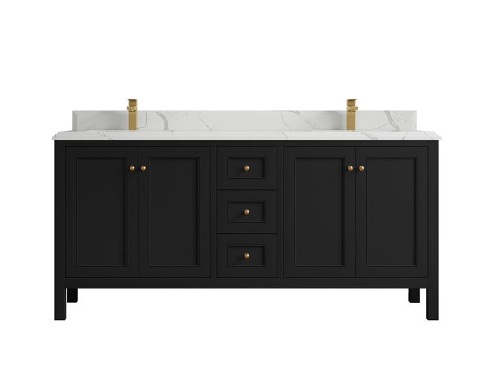 Nashville 72 in. W x 22 in. D Double Sink Bathroom Vanity - photo 13