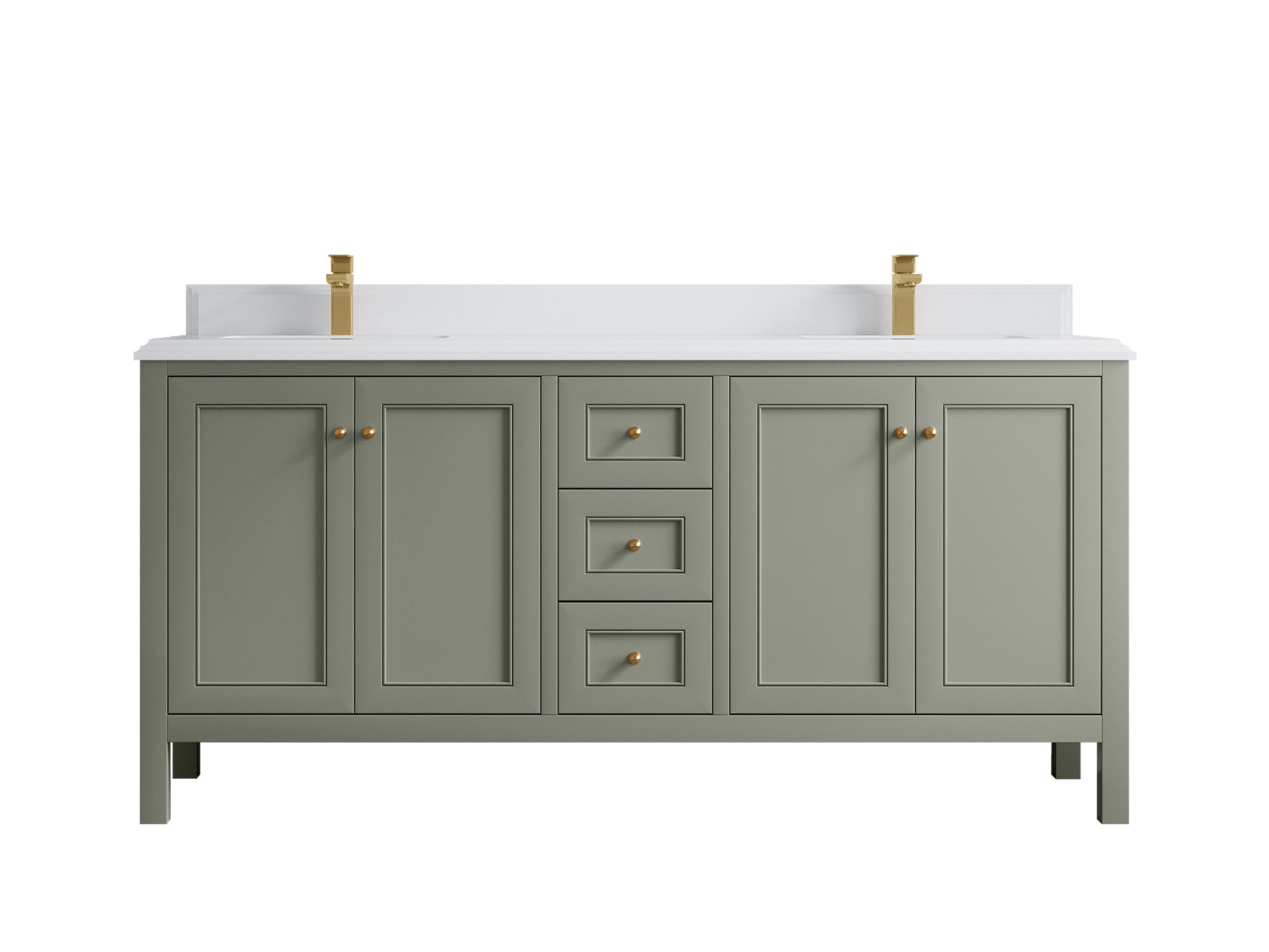 Nashville 72 in. W x 22 in. D Double Sink Bathroom Vanity - Willow Bath and Vanity