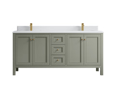 Nashville 72 in. W x 22 in. D Double Sink Bathroom Vanity - photo 37