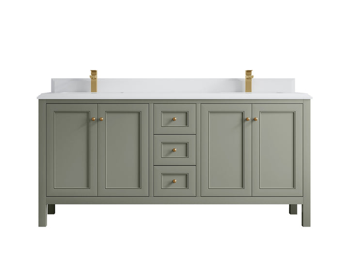 Nashville 72 in. W x 22 in. D Double Sink Bathroom Vanity - photo 37