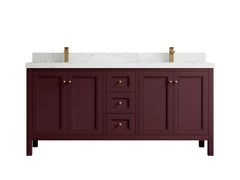 Nashville 72 in. W x 22 in. D Double Sink Bathroom Vanity - photo 29