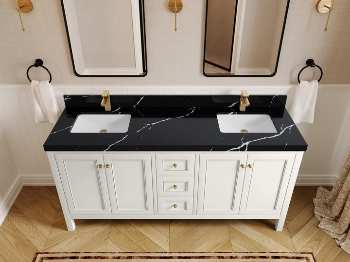 Nashville 72 in. W x 22 in. D Double Sink Bathroom Vanity - photo 28