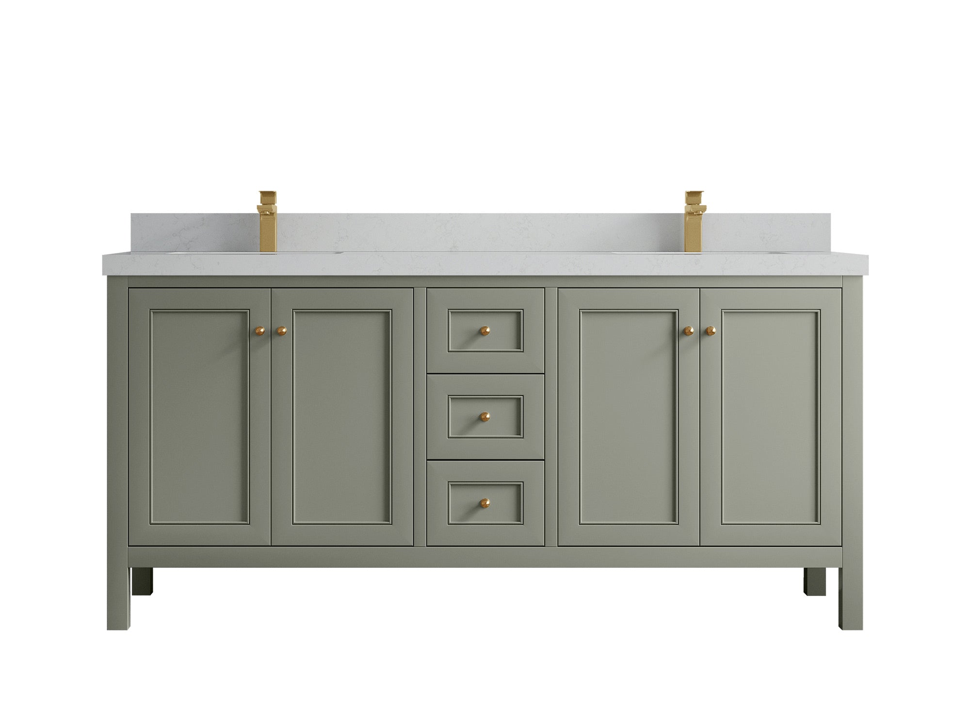 Nashville 72 in. W x 22 in. D Double Sink Bathroom Vanity - Willow Bath and Vanity