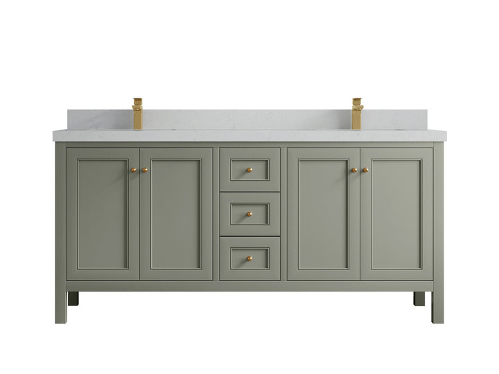Nashville 72 in. W x 22 in. D Double Sink Bathroom Vanity - photo 31