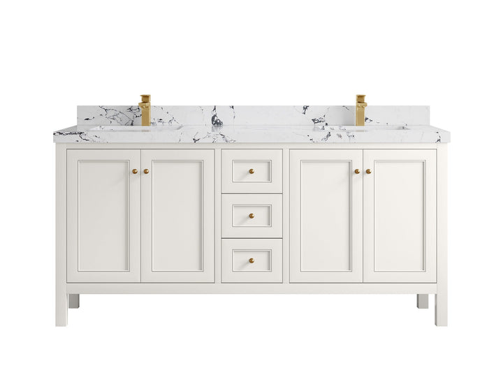 Nashville 72 in. W x 22 in. D Double Sink Bathroom Vanity - photo 23