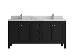 Nashville 72 in. W x 22 in. D Double Sink Bathroom Vanity - photo 35