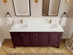 Nashville 72 in. W x 22 in. D Double Sink Bathroom Vanity - photo 34