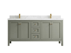 Nashville 72 in. W x 22 in. D Double Sink Bathroom Vanity - photo 23