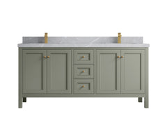 Nashville 72 in. W x 22 in. D Double Sink Bathroom Vanity - photo 41