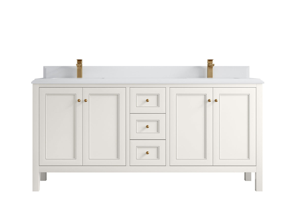 Nashville 72 in. W x 22 in. D Double Sink Bathroom Vanity - Willow Bath and Vanity
