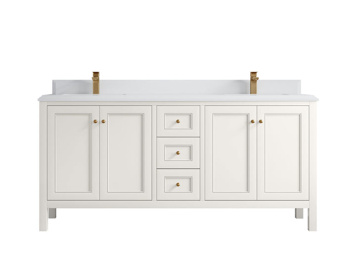 Nashville 72 in. W x 22 in. D Double Sink Bathroom Vanity - photo 49