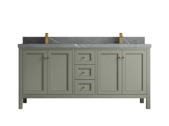 Nashville 72 in. W x 22 in. D Double Sink Bathroom Vanity - photo 43