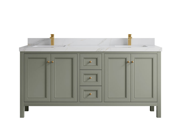 Nashville 72 in. W x 22 in. D Double Sink Bathroom Vanity - photo 27