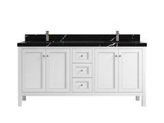 Nashville 72 in. W x 22 in. D Double Sink Bathroom Vanity - photo 35
