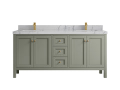 Nashville 72 in. W x 22 in. D Double Sink Bathroom Vanity - photo 13