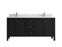 Nashville 72 in. W x 22 in. D Double Sink Bathroom Vanity - photo 15