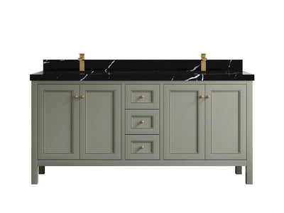 Nashville 72 in. W x 22 in. D Double Sink Bathroom Vanity - Willow Bath and Vanity