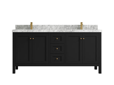 Nashville 72 in. W x 22 in. D Double Sink Bathroom Vanity - Willow Bath and Vanity