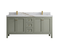 Nashville 72 in. W x 22 in. D Double Sink Bathroom Vanity - photo 19